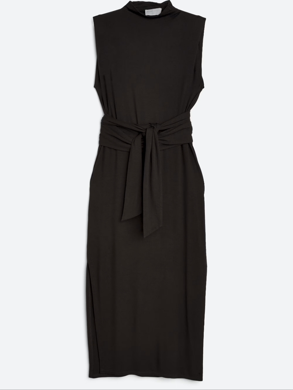 Modern Citizen Eden Sleeveless Tie-Front Dress Small Black Elegant - Picture 5 of 9